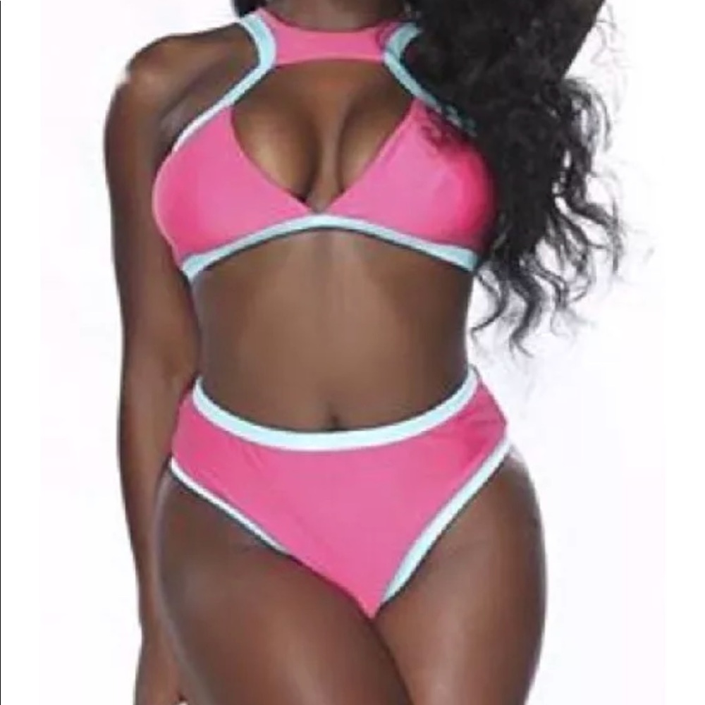 Women’s 2 piece bathing Suit High Waisted bottoms